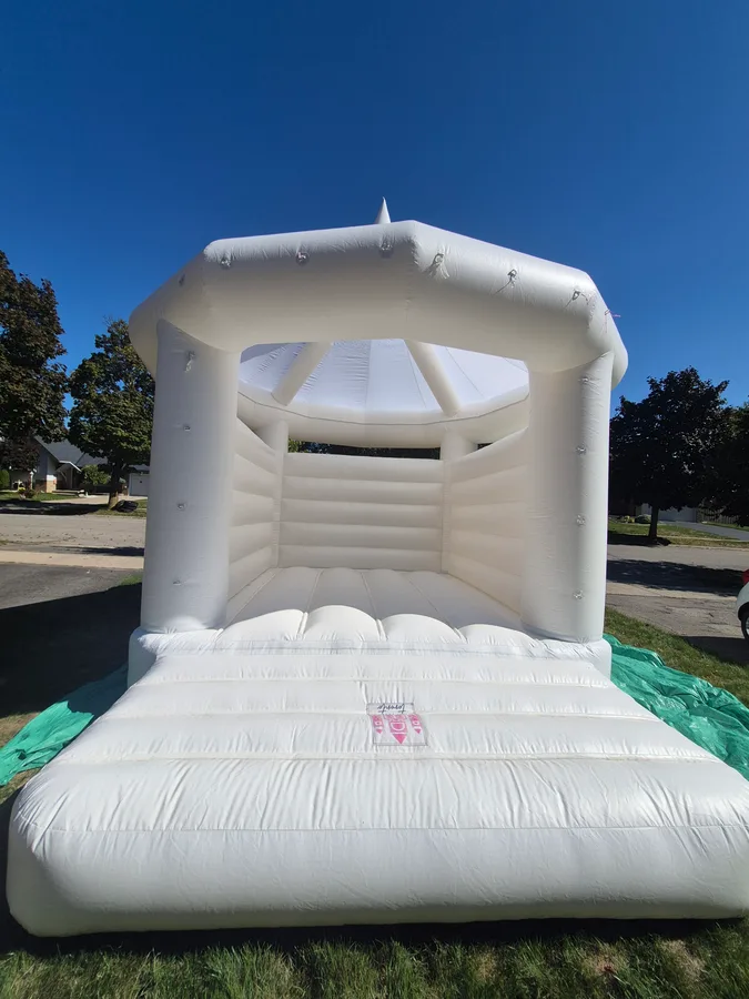 Luxury White Bounce house