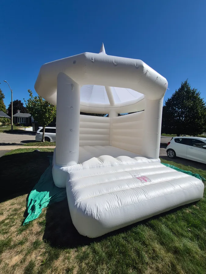 Luxury White Bounce house — photo 2